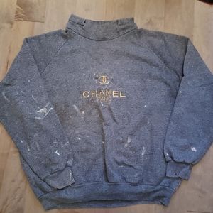Vintage Chanel mock neck sweater